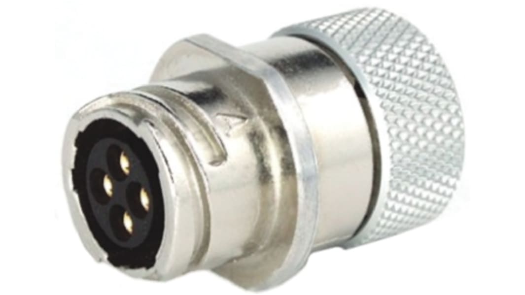 Toughcon Circular Connector, 4 Contacts, Cable Mount, Socket, Female, IP65, TM Series