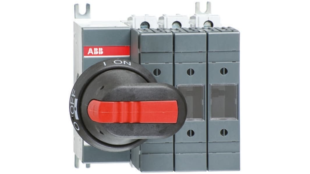 ABB OS100GB Sicherungstrennschalter 4-polig, 100A, A2, A3, A4 Sicherungsgröße, 3 phasig