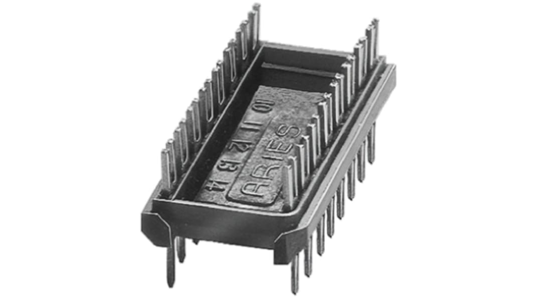 Aries Electronics DILヘッダ 14ピン 2.54mm ピッチ, 14-600-10