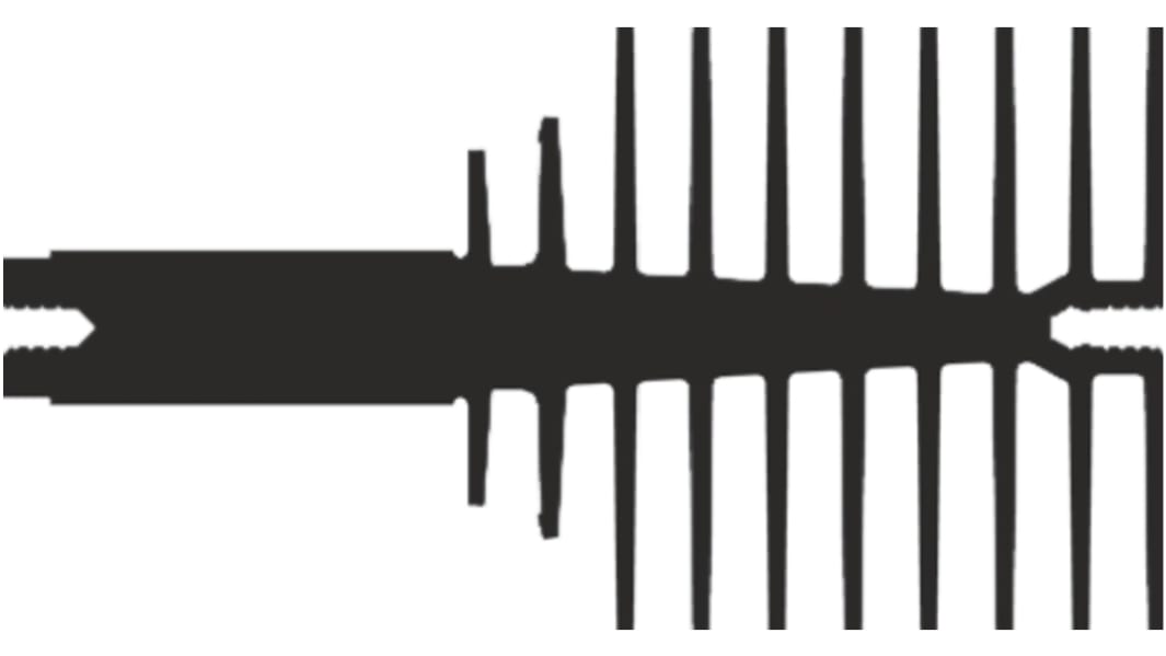 AAVID THERMALLOY Heatsink, 2.09K/W, 100 x 40 x 75mm, Clip