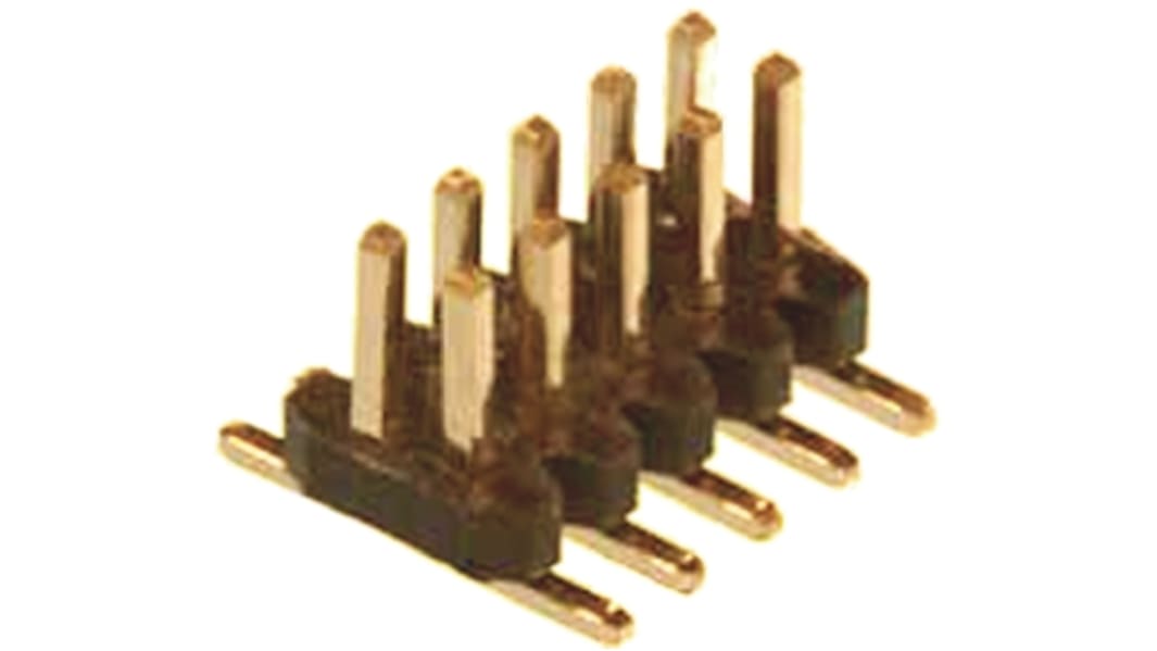 Amphenol Communications Solutions Minitek127 Stiftleiste Gerade, 20-polig / 2-reihig, Raster 1.27mm, Platine-Platine,