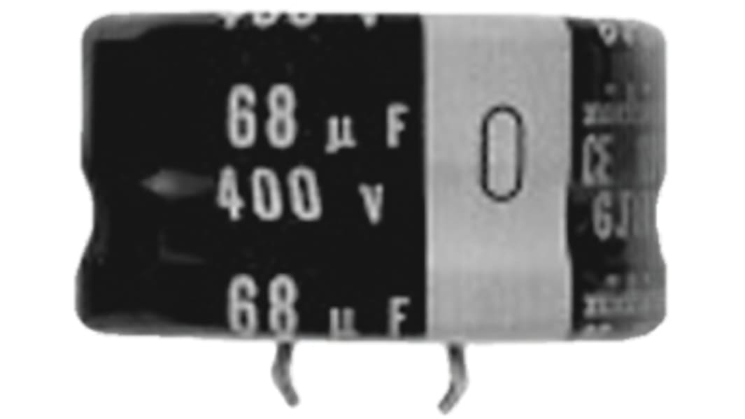 Nichicon 100μF Aluminium Electrolytic Capacitor 400V dc, Snap-In - LGJ2G101MELC15