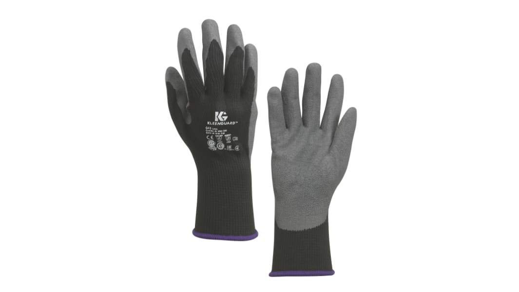 Kimberly Clark Jackson Safety Arbeitshandschuhe Größe 8 Wärmebeständig Polyester Schwarz 12Paare