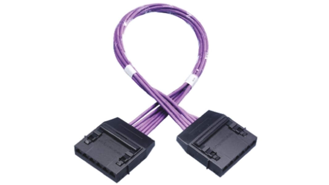 Cassette a cassette HellermannTyton, Cat6, RJ45, 6 puertos, UTP
