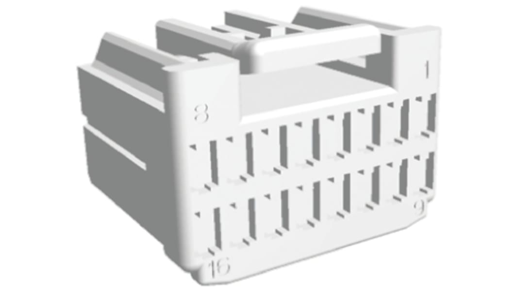TE Connectivity, Multilock Hybrid Automotive Connector Plug 16 Way 917981-1