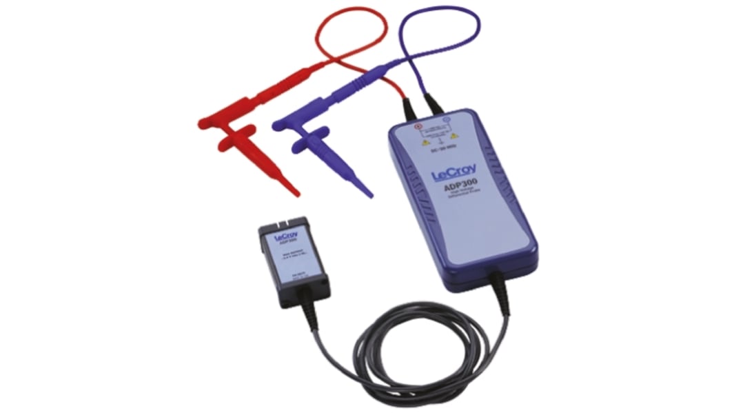 Teledyne LeCroy ADP30X Series ADP305 Oscilloscope Probe, Active, Differential, High Voltage Type, 100MHz, 1000x, 100x