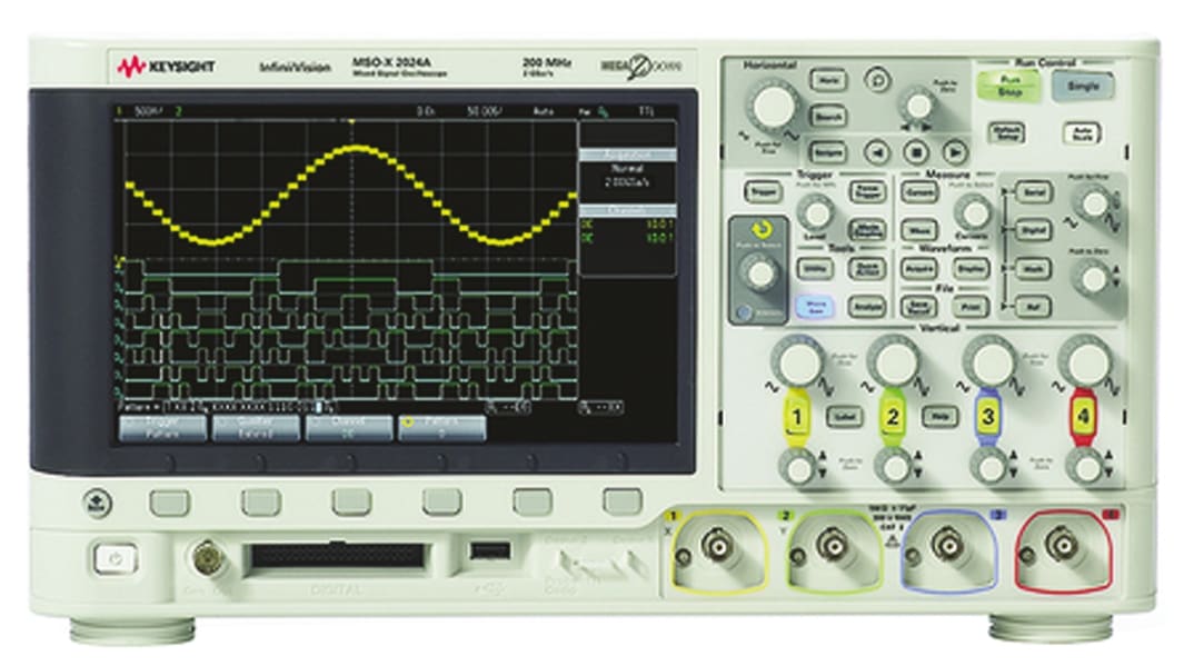 Keysight Technologies, デジタルストレージ, ベンチ オシロスコープ, 70MHz 4アナログチャネル