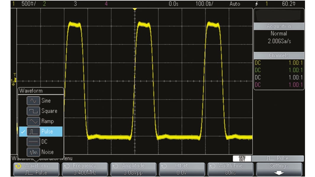 Keysight Technologies Waveform Generator for Use with InfiniiVision 2000 X