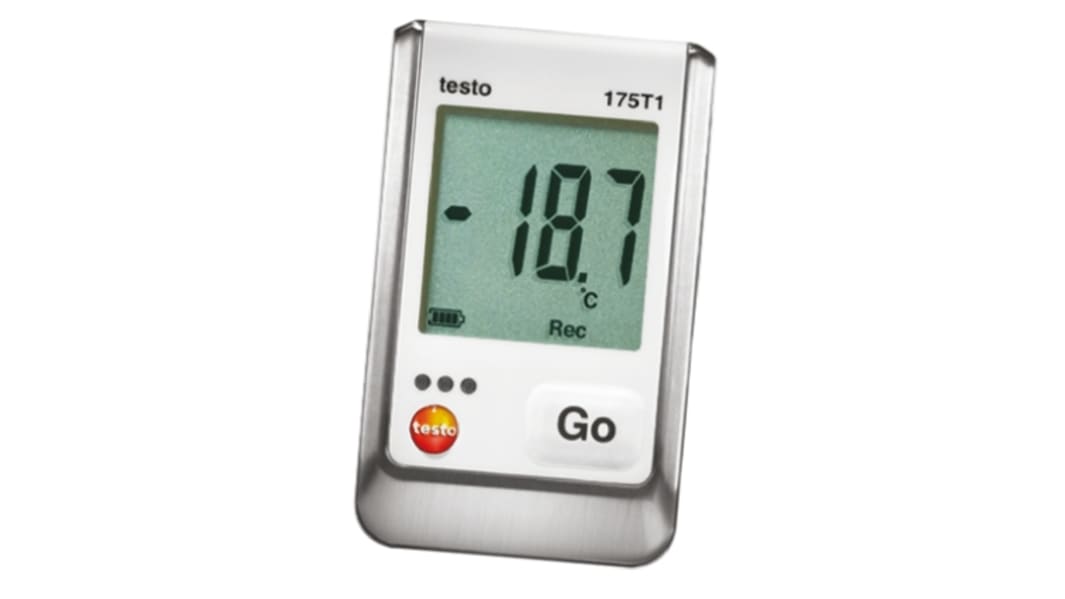 Testo 2-Kanal Temperatur Datenlogger, -35°C → +70°C, Sensor PT100, DKD/DAkkS-kalibriert