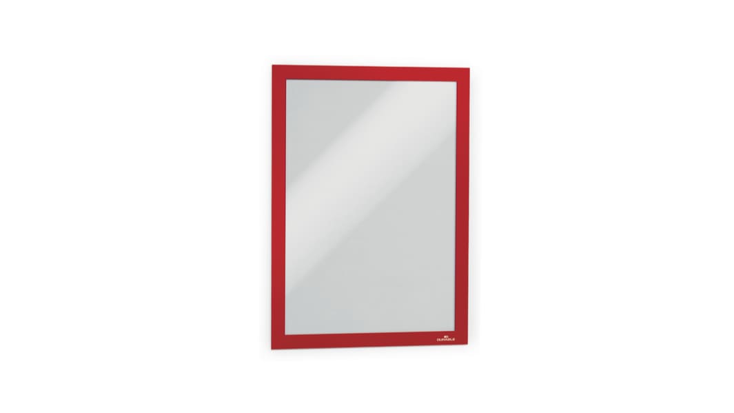 Cornice espositiva DURAFRAME® Trasparente A4, 236mm x 323mm, Rosso