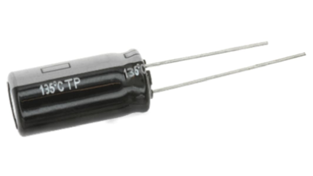 Condensateur Panasonic série TP-A, Aluminium électrolytique 220μF, 35V c.c.
