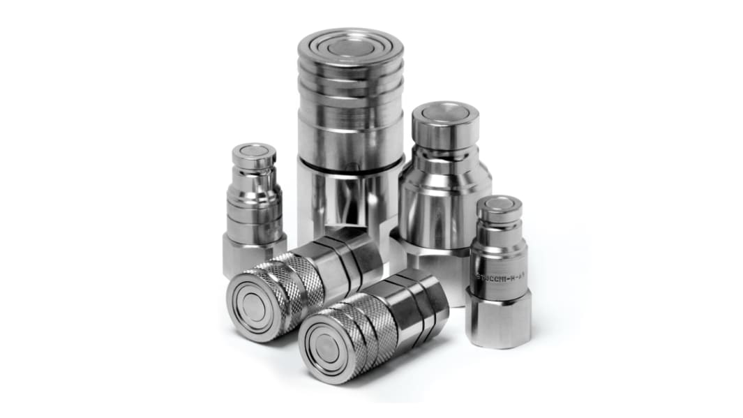 RS PRO Carbon Steel Male Hydraulic Quick Connect Coupling, BSP 3/8 Male