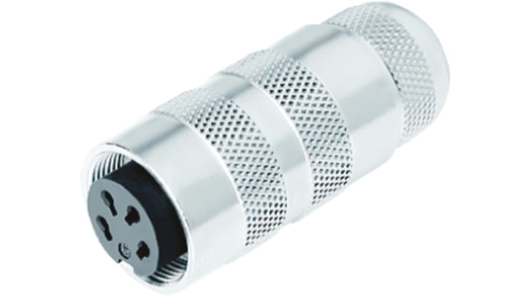 Binder Circular Connector, 3 Contacts, Cable Mount, M16 Connector, Plug, Female, IP67, 423 Series