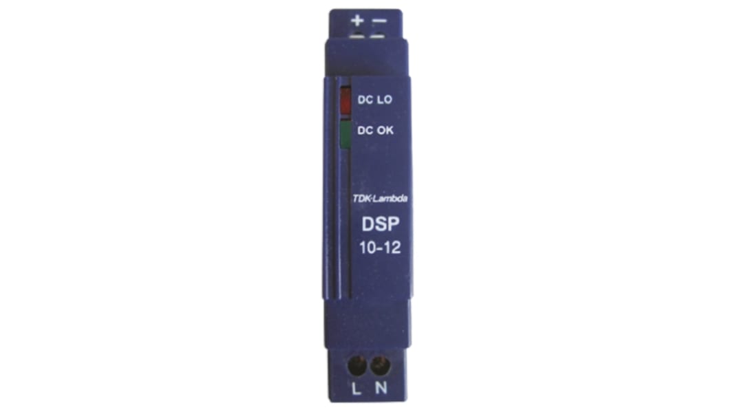 TDK-Lambda DSP DIN-Schienen Netzteil Getaktet 12V dc / 830mA 10W 90 → 265 V ac / 120 → 370V dc