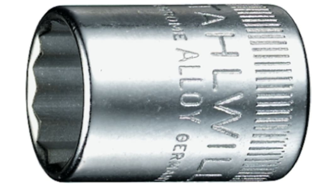 Douille STAHLWILLE, 12 pans, 1/4 pouce, Métrique