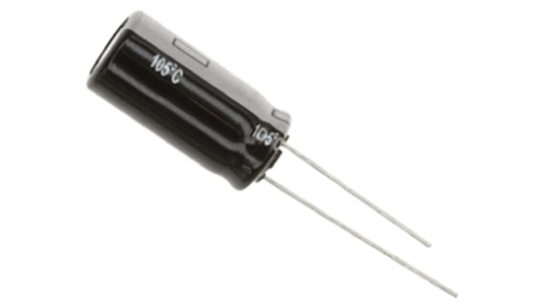 NIC Components NRSZ, THT Aluminium-Elektrolyt Kondensator 47μF ±20% / 25V dc, Ø 5mm x 11mm, bis 105°C