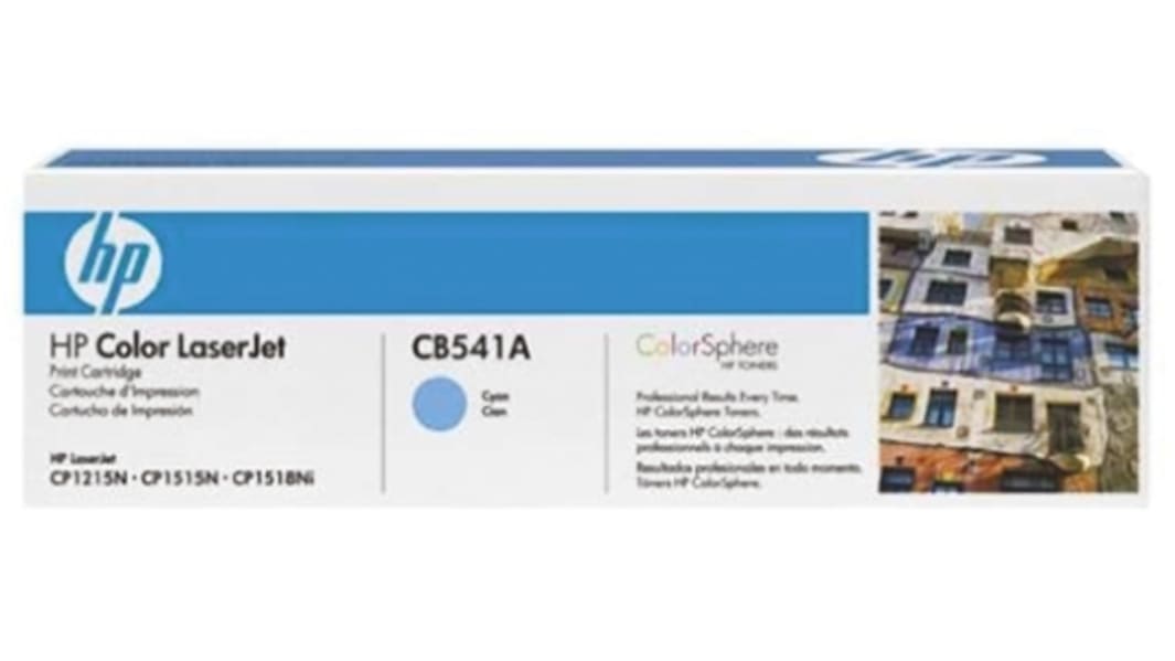 Hewlett Packard CB541A Toner Cyan für Hewlett Packard Drucker, 1400 Seitenertrag (ca.)