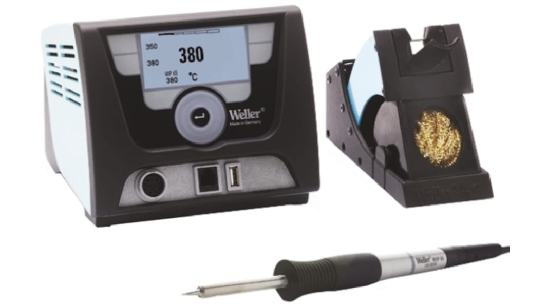 Weller WX 1012 Lötstation, Typ F - Schutzkontakt-Stecker, Typ G - UK 3-polig Löten/Entlöten 200W / 230V LED