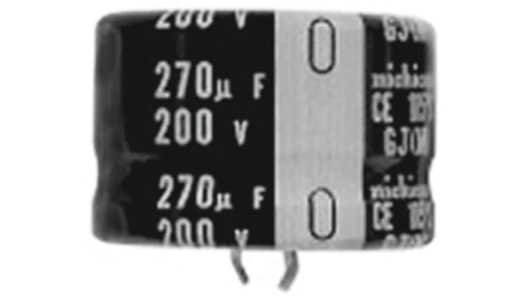 Nichicon 180μF Aluminium Electrolytic Capacitor 250V dc, Snap-In - LGJ2E181MELZ20