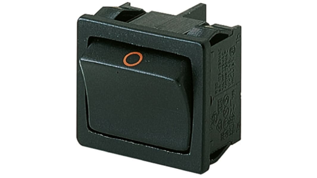 Marquardt Tafelmontage Wippschalter, 2-poliger Ein/Ausschalter (Ein)-Aus, 4 A 21.9mm x 19.2mm, IP 40
