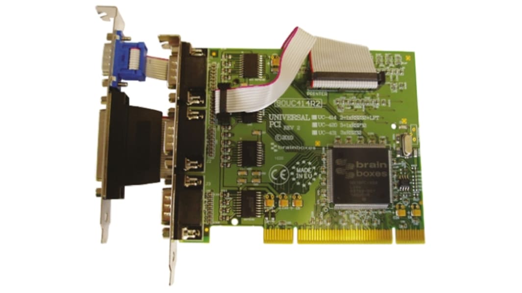 Carte série Brainboxes, vers 4 ports, RS232