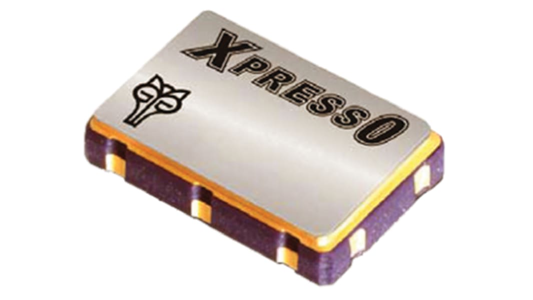 Oscilador de Cristal, 125MHZ, ±50ppm HCMOS SMD, 4 pines, 3.2 x 2.5 x 1mm
