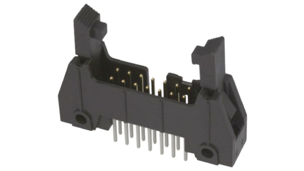 3M 3000 Series Straight Through Hole PCB Header, 64 Contact(s), 2.54mm Pitch, 2 Row(s), Shrouded