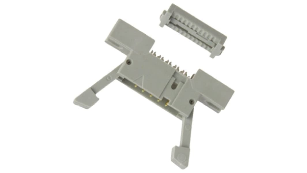 3M 4600 IDC-Steckverbinder, gewinkelt, 34-polig / 2-reihig, Raster 2.54mm