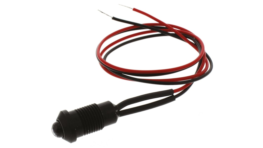 Oxley パイロットランプ, 赤, 実装ホールサイズ:8mm, OXL/CLH/80/P/12AC/FL30/AlGaAs Red
