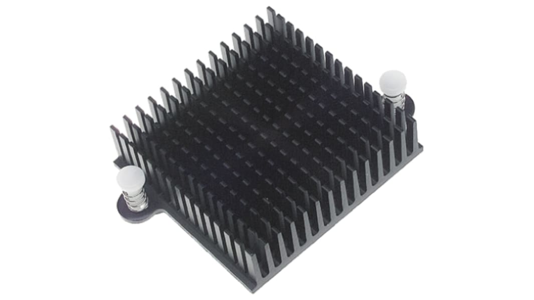 RS PRO Heatsink, 7K/W, 49 x 49 x 20mm, Adhesive Foil