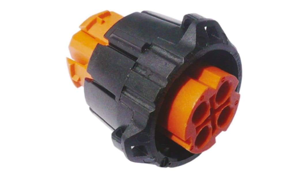 Adattatore connettore circolare ITT Cannon, serie APD, 4 poli, Maschio, IP67, IP69K, 500 V c.a./c.c., DIN 72585