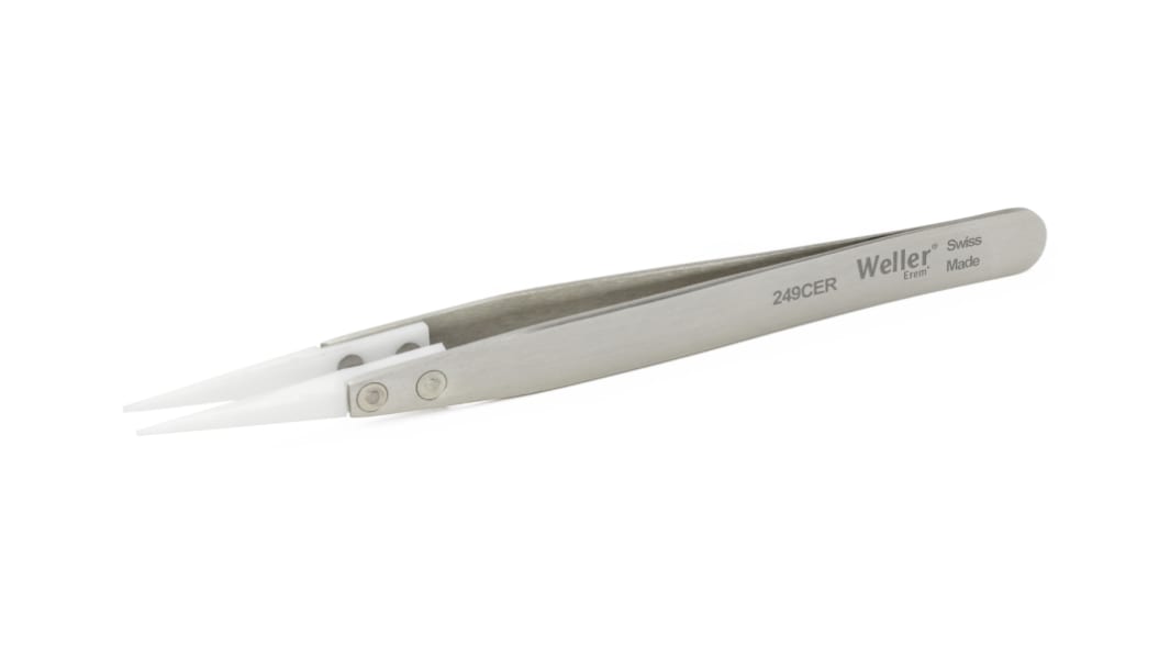 Weller Erem 130 mm, Stainless Steel, Pointed, Tweezers
