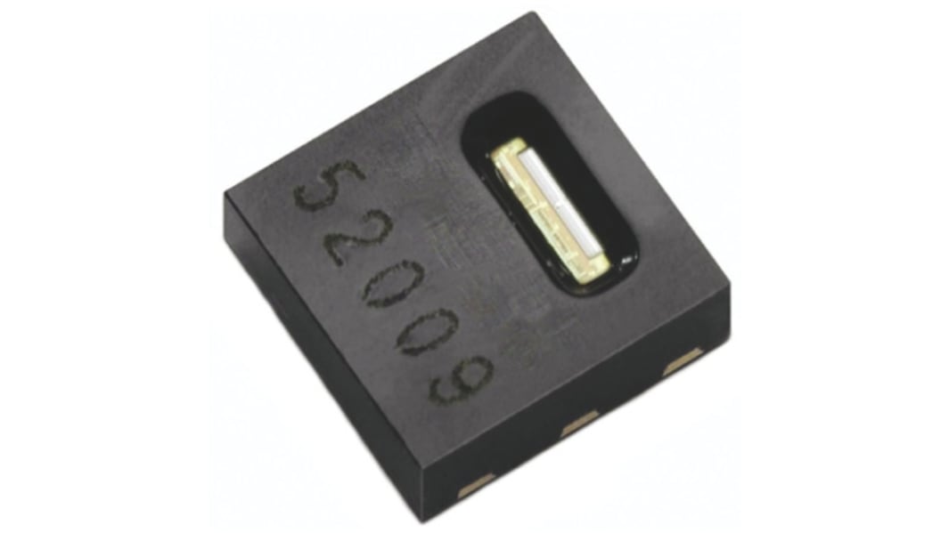 Sensirion Digital Temperature Sensor, Digital Output, Surface Mount, Serial-I2C, ±0.2°C, 6 Pins