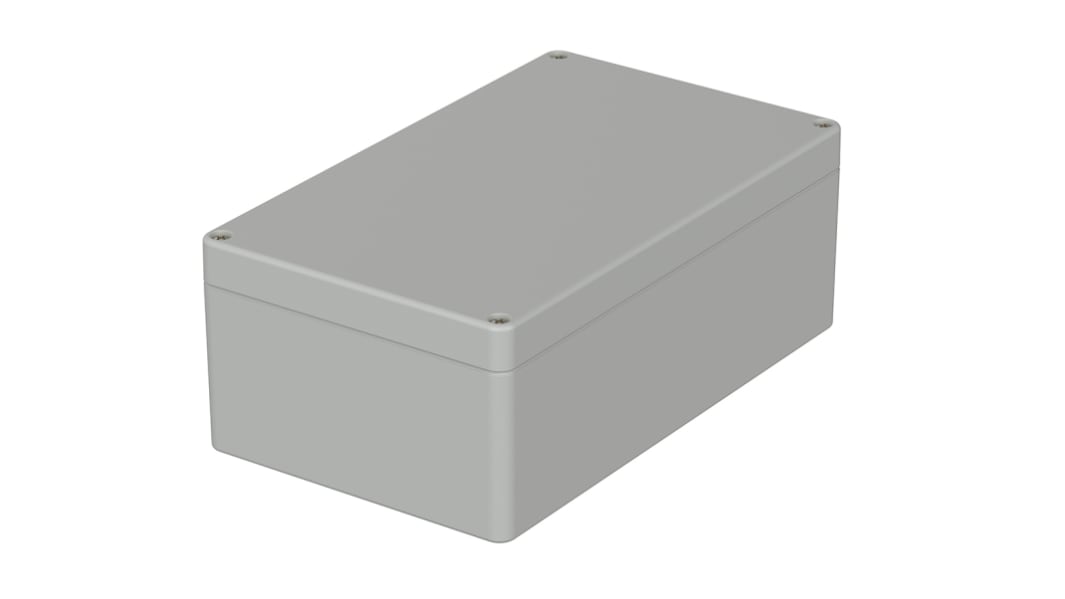 Bopla Euromas, Polykarbonat V0 Kabinet, IP66, 200 x 120 x 75mm, Lysegrå
