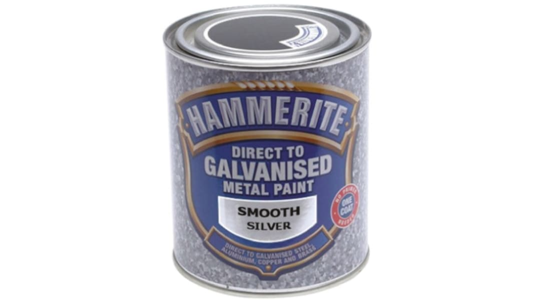 Hammerite Metal Paint in Smooth Silver 5L