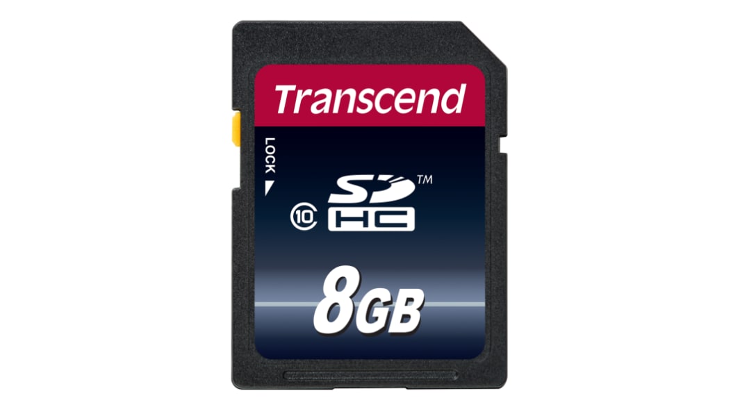 Transcend 8 GB SDHC SD Card, Class 10