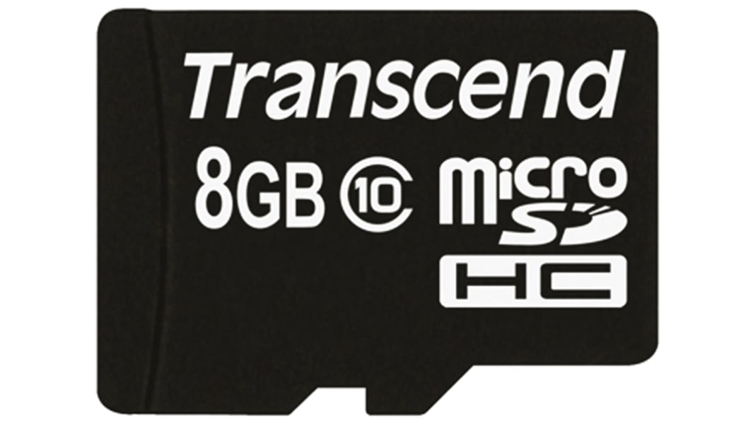 Tarjeta Micro SD Transcend MicroSDHC No 8 GB MLC -25 → +85°C