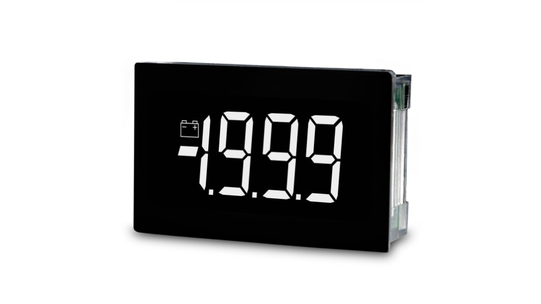 Lascar Digital Voltmeter DC, LCD Display 3.5-Digits ±0.1 %