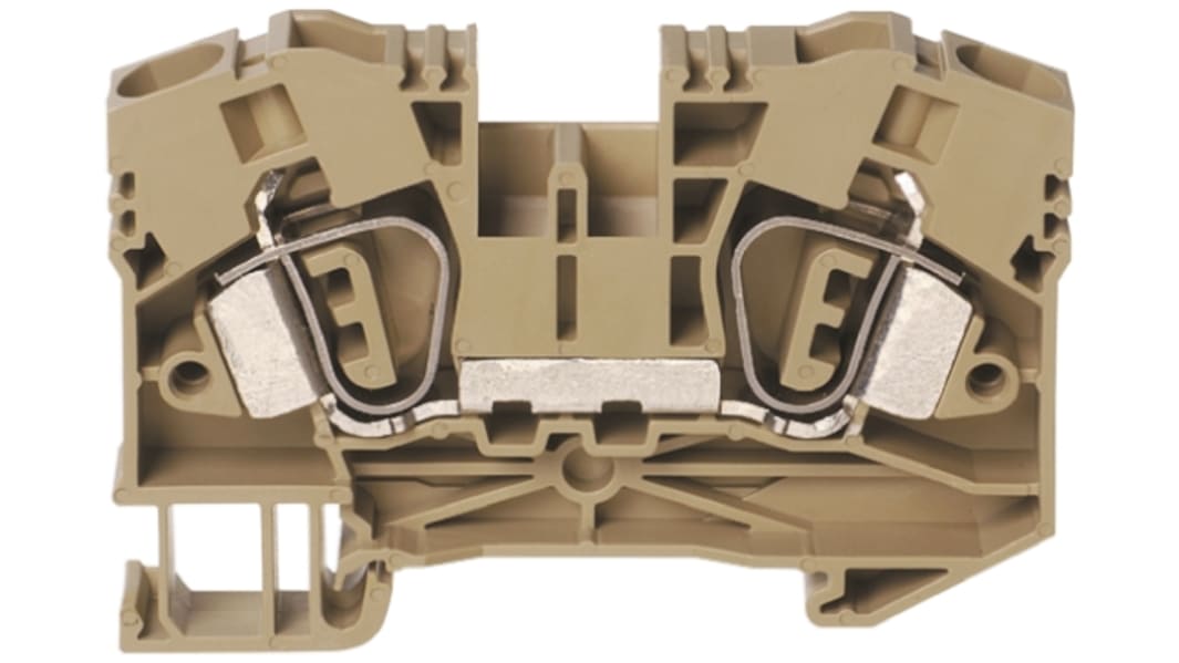 RS PRO DIN レール端子台, 16 → 6.AWG, 57A 1 kV, スプリングクランプ