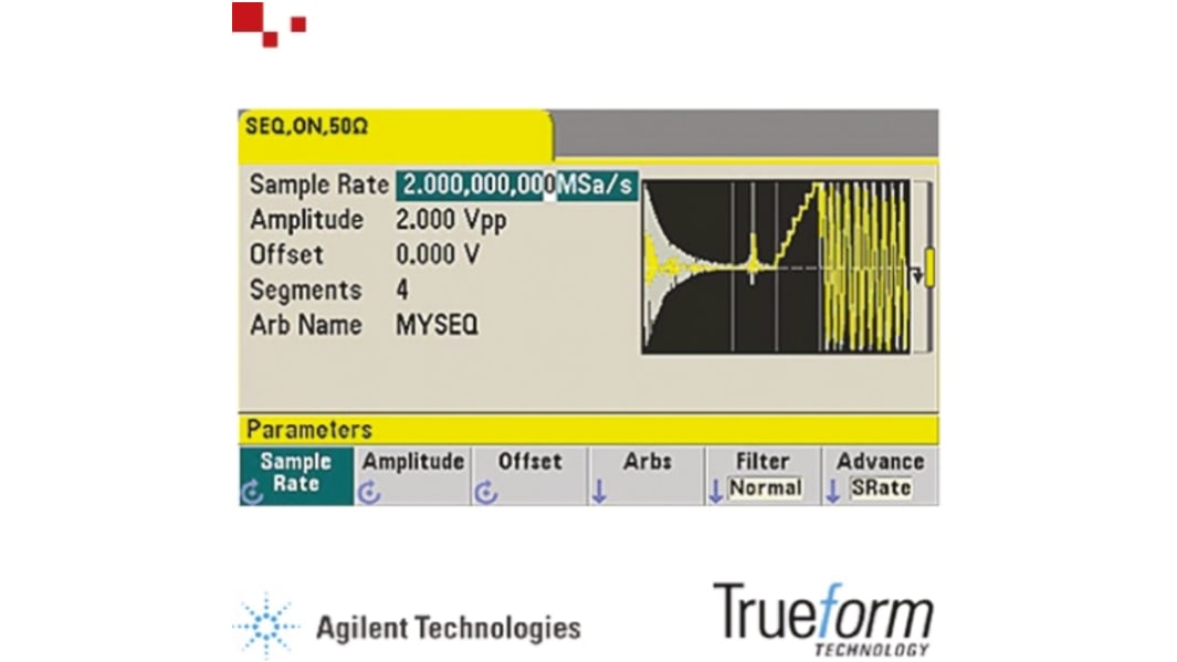Keysight 2チャンネルモデルで任意波形機能 33500B シリーズ信号発生器用
