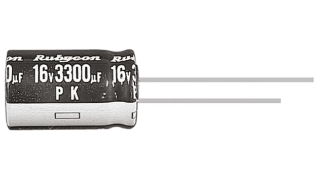 Rubycon 470μF Aluminium Electrolytic Capacitor 35V dc, Radial, Through Hole - 35PK470MEFC10X12.5