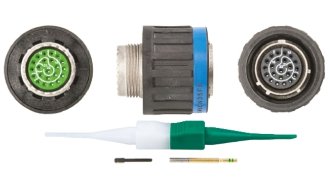 Souriau Sunbank by Eaton, EN3645, Copper Alloy 22 Way Cable Mount MIL Spec Circular Connector Plug, Socket