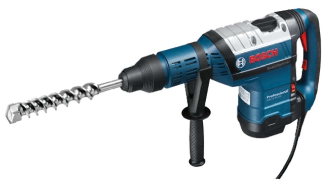 Taladro percutor Bosch de 230V 1.5kW, GBH 8-45 DV, Tipo F - Conector Schuko
