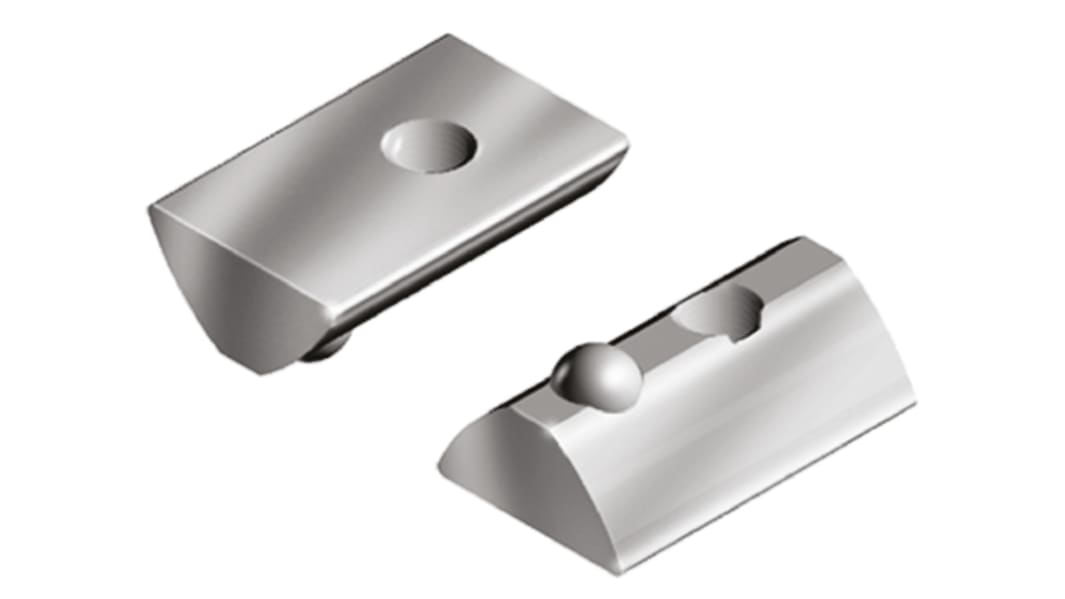 RS PRO M4 T-Slot Nut, Connecting Component, Strut Profile 40 mm, Groove Size 8mm