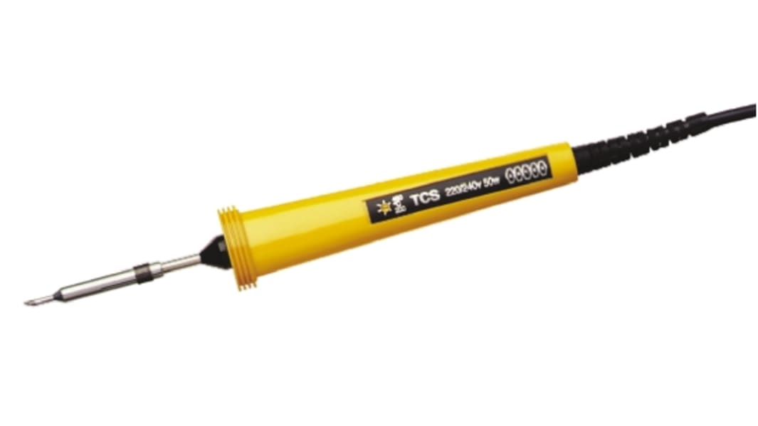 Soldador eléctrico Antex Electronics, 230V, 50W, para usar con Estaciones de soldadura Antex, Conector Británico