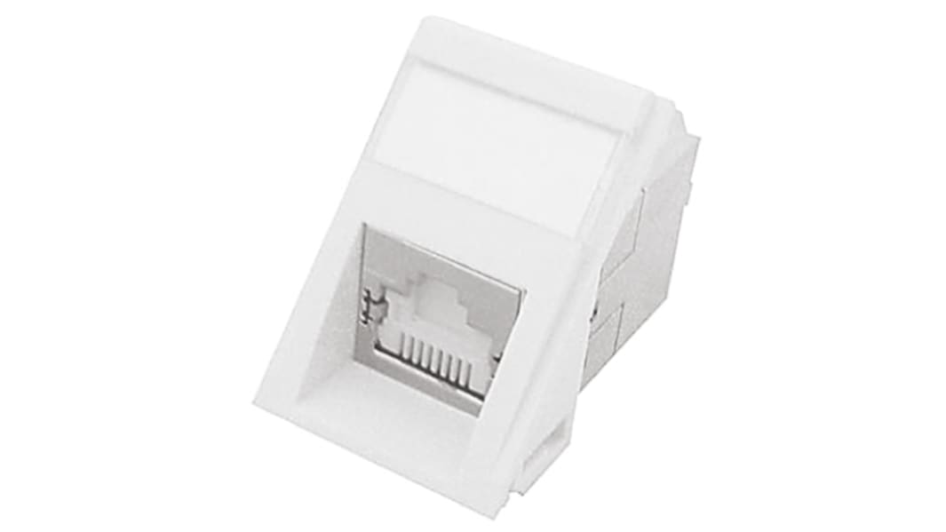 Molex Premise Networks PowerCat MOD-SNAP III Series Female RJ45 Connector, Cat6a, STP Shield Angled