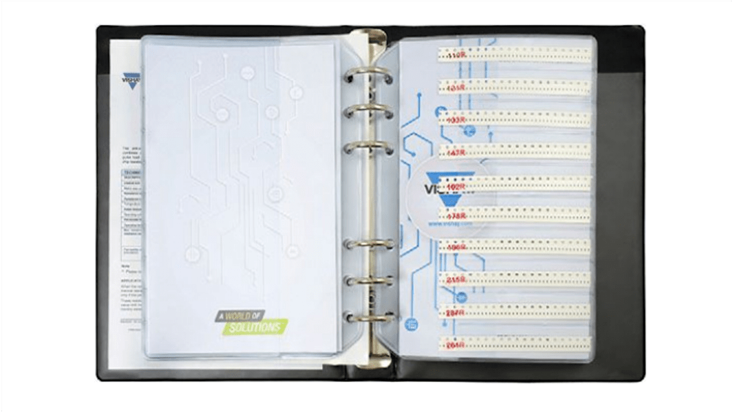 Vishay, D11/CRCW0603 Thick Film, SMT 122 Resistor Kit, with 6100 pieces, 10 Ω → 1MΩ