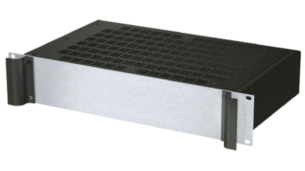 METCASE Combimet 19 Zoll Rack Gehäuse 2U Schwarz, 482,6 mm x 265mm x 84,6 mm