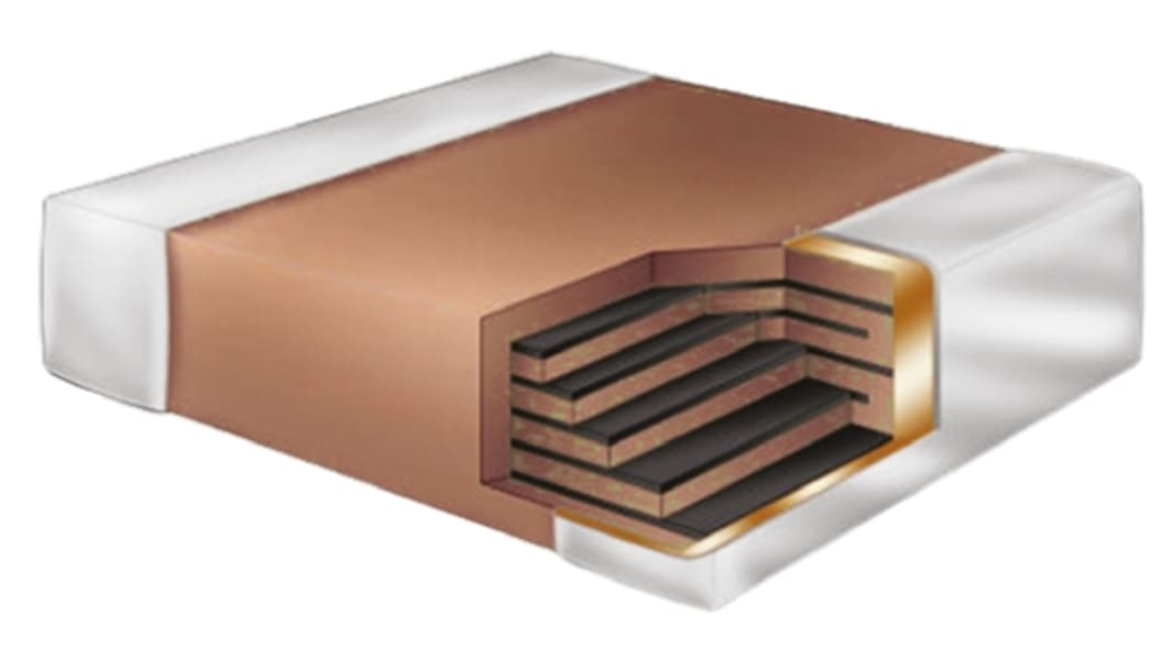 KEMET, ArcShield™, SMD MLCC, Vielschicht Keramikkondensator X7R, 33nF ±10% / 630V dc, Gehäuse 1206 (3216M)