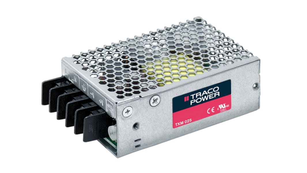 Alimentation à découpage TRACOPOWER TXM 025, 25W, 1 sortie à  12V c.c., 2.1A